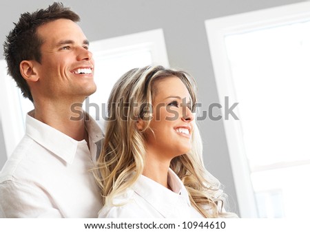 couple smiling