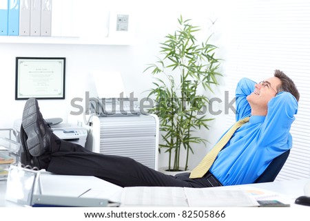 Businessman Relaxing