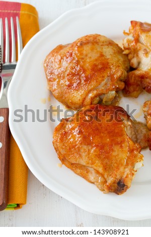 fried chicken on plate