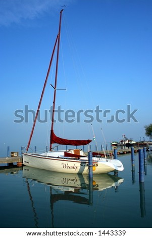 sail boat in lake