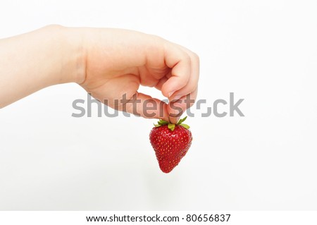 Child Picking Fruit
