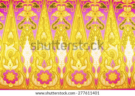 The beautiful of art Malaysian and Indonesian Batik Pattern The beautiful of art Malaysian and Indonesian Batik Pattern