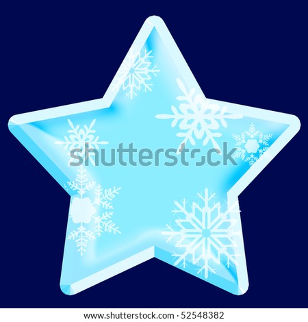 Ice star (see also letters, numbers & symbols in my portfolio)