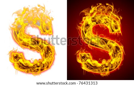 S Logo Fire