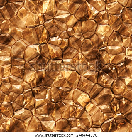 Gold mineral - close up illustration