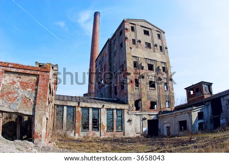 Ruins of old factory