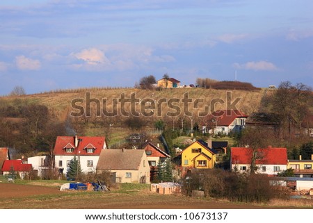 Polish village, southern Poland