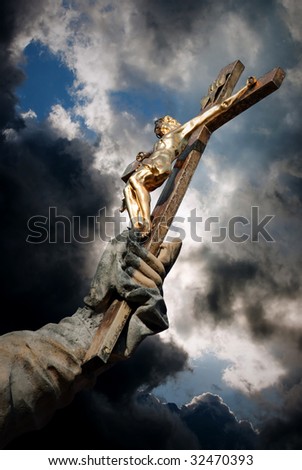 images of jesus christ on cross. stock photo : Jesus Christ on