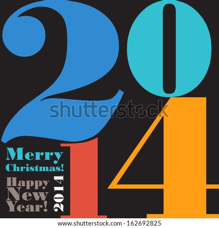 Happy New Year 2014 colorful background Happy New Year 2014 colorful background