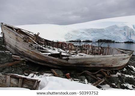 Boat In Antarctica