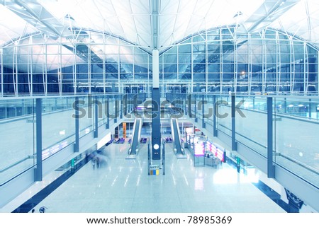 Hong Kong International Airport, one of the busiest airport in the world,