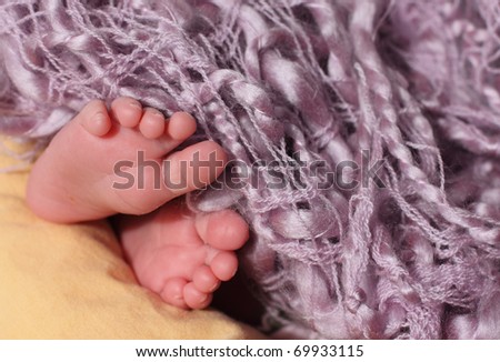 little feet newborn baby