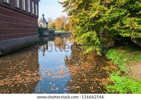 Autumn in a historic environment in the Netherlands.