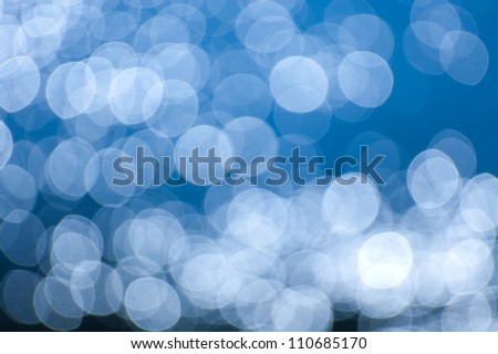 Abstract background in blue tone with round light spot