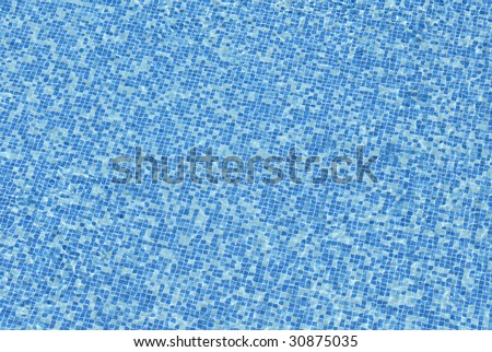 Swimming pool blue mosaic rock bottom prices