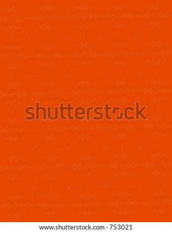 Orange Patterned Background suitable for menu and flier designs