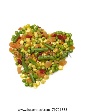 Heart Shaped Vegetables