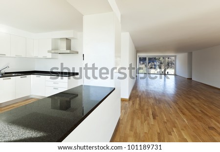 beautiful new apartment, interior, detail kitchen