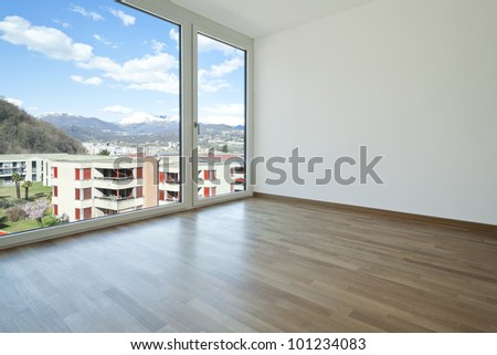 beautiful new apartment, interior, empty room