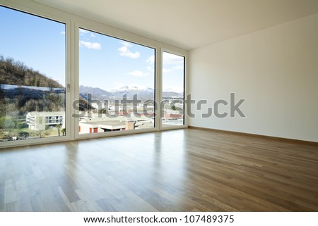new apartment, interior, empty room