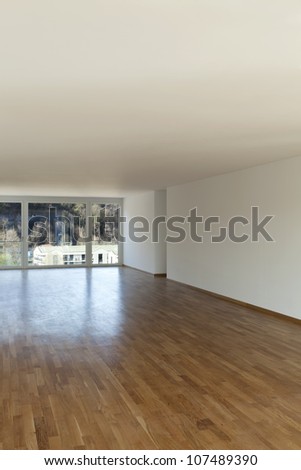 new apartment, interior, empty room