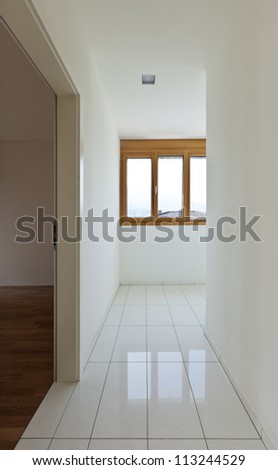 interior of a modern home, corridor