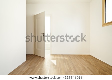 Interior Of A Modern Home, Empty Room