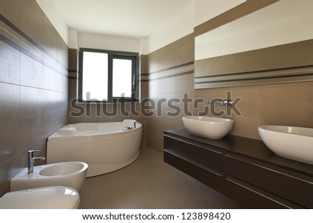 modern architecture new empty apartment bathroom modern architecture new empty apartment bathroom