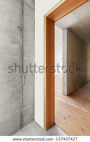 architecture modern design, interior home, passage