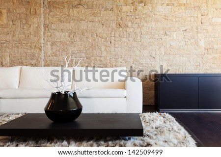 Interior Luxury Apartment, Beautiful Living Room