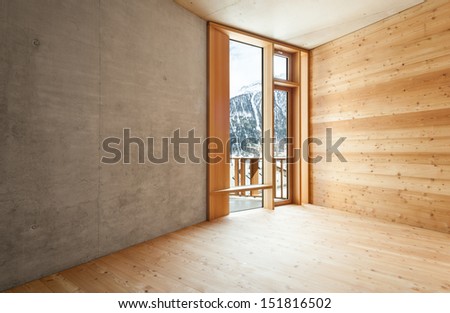 architecture modern design, mountain home, room