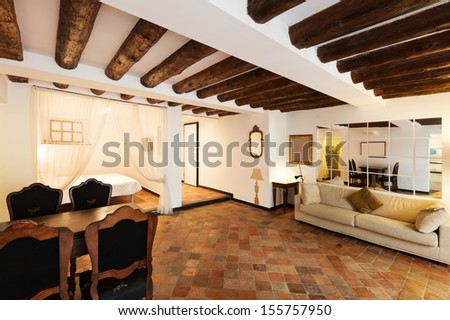 Beautiful Apartment Classic, Interior, Terracotta Floor