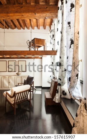 Interior, Beautiful Loft, Living Room View