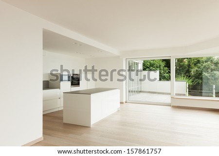Beautiful New Apartment, Interior, Modern Kitchen