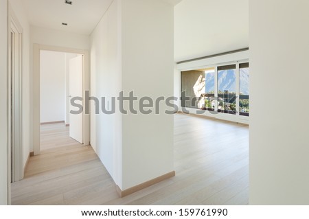 Interiors Building, Modern Apartment, View From The Hall