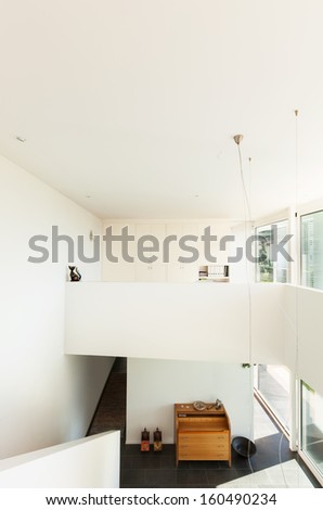 Modern villa, interiors, wide space