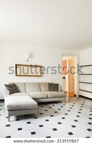 Nice apartment, interior, comfortable living room