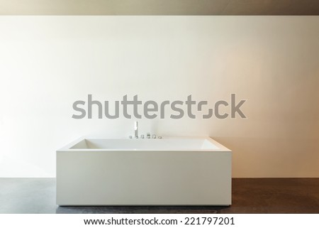 House modern design, interior, detail bathroom