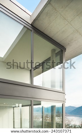Architecture, modern building, view from the terrace