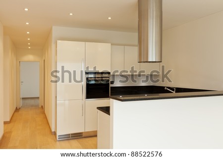 new apartment, kitchen view