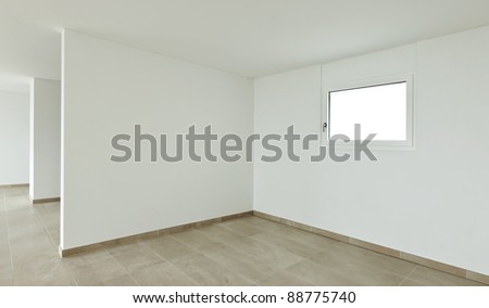 new apartment, view of empty room