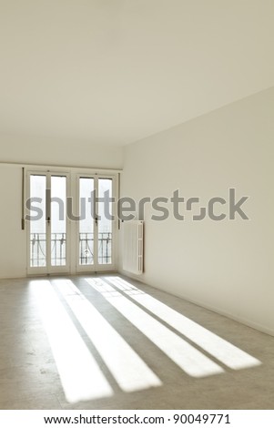 refitted empty apartment in historic center