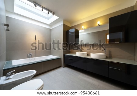 beautiful apartment, interior, bathroom