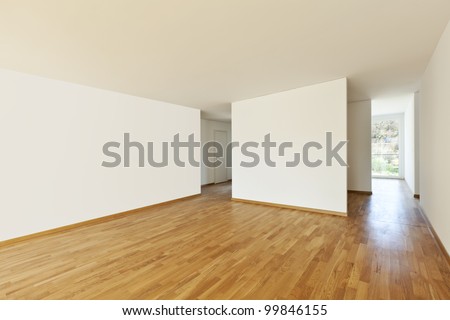 Beautiful New Apartment, Interior, Empty Room