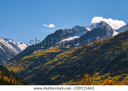 Autumn in the Rockies Chair Mountain in the Elk Mountain Range