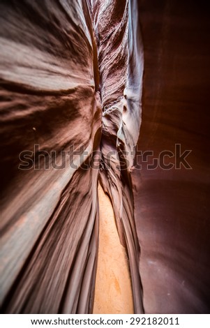 Waves of sandstone in Spooky Gulch Short Canyon Grand Staircase-Escalante