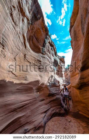 Peek-a-boo Gulch Escalante National Monument Utah