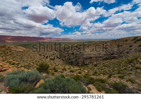 Vermilion Cliffs Highway Overlook Arizona Landscape