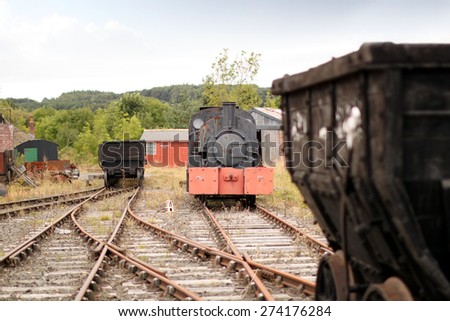 Train Trucks on Old Abandoned Steam Railroad
