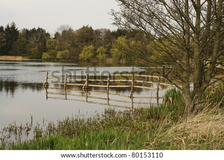 Peaceful Lake in Rural Reserve Area